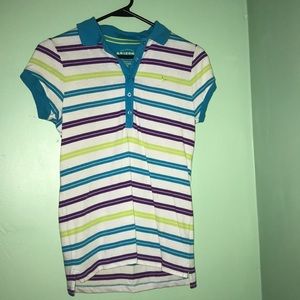 Polo shirt with stripes